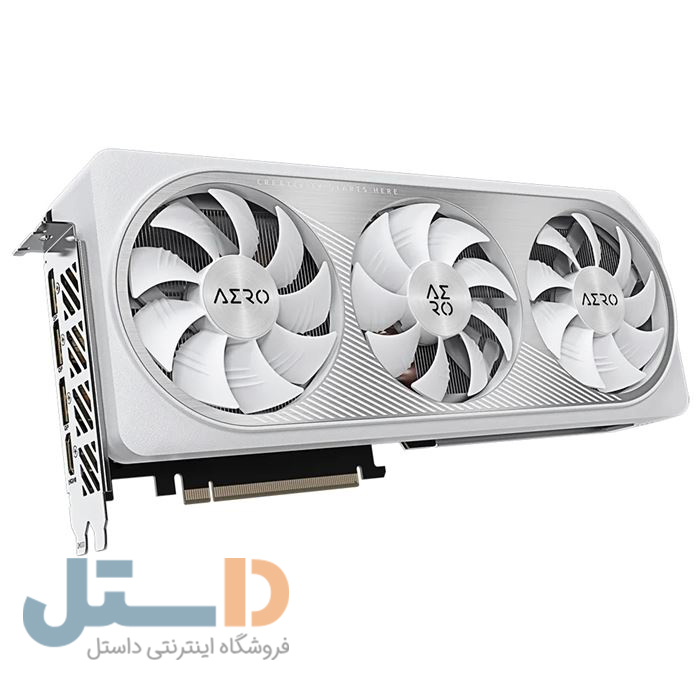 کارت گرافیک گیگابایت سفید GeForce RTX 4070 SUPER AERO OC 12GB White -gallery-4 - https://www.dostell.com/